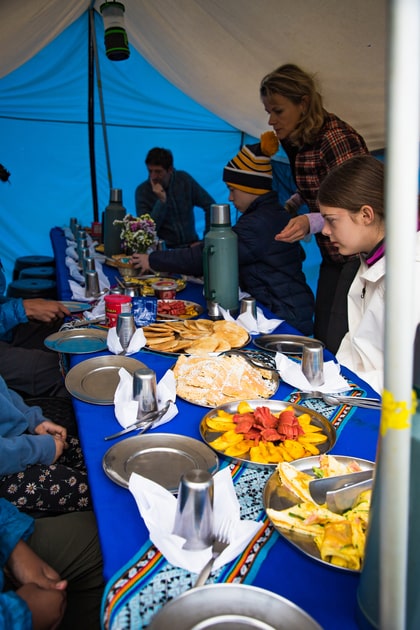 Comida en nuestros tours TreXperience