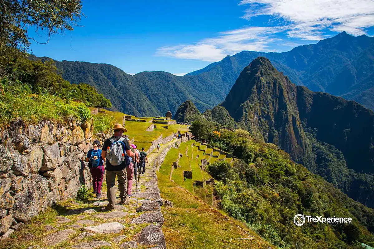 Arriving to Machu Picchu after hiking the Inca Trail | TreXperience Arriving to Machu Picchu after hiking the Inca Trail | TreXperience
