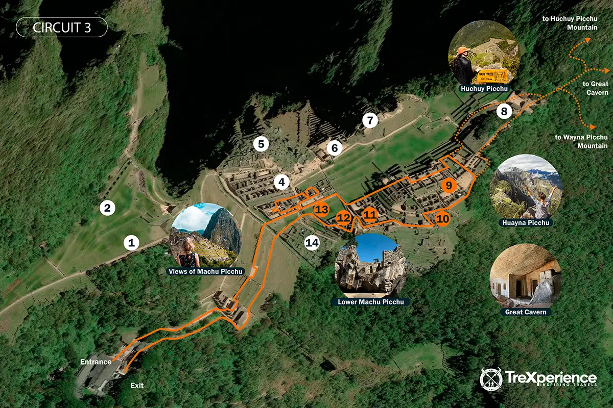 huayna picchu access route - TreXperience