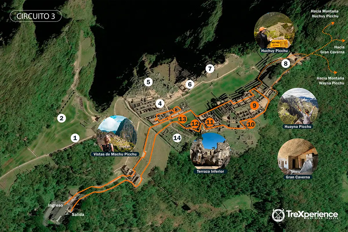 huayna picchu ruta acceso - TreXperience