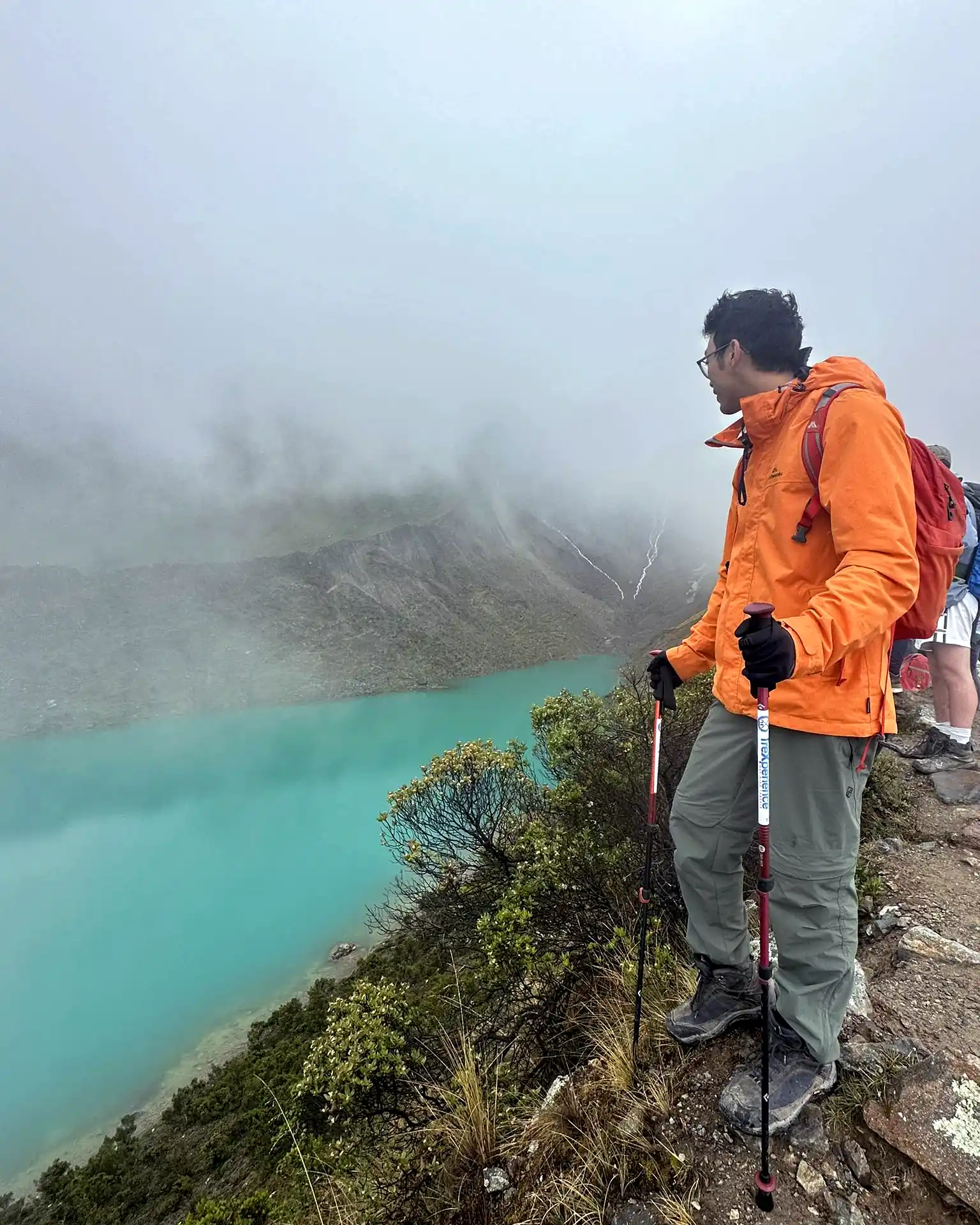 View of Humantay Lake from above | TreXperience