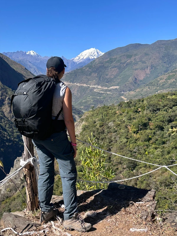 Inca Jungle Adventure Woman hiker on the Inca Jungle adventure | TreXperience
