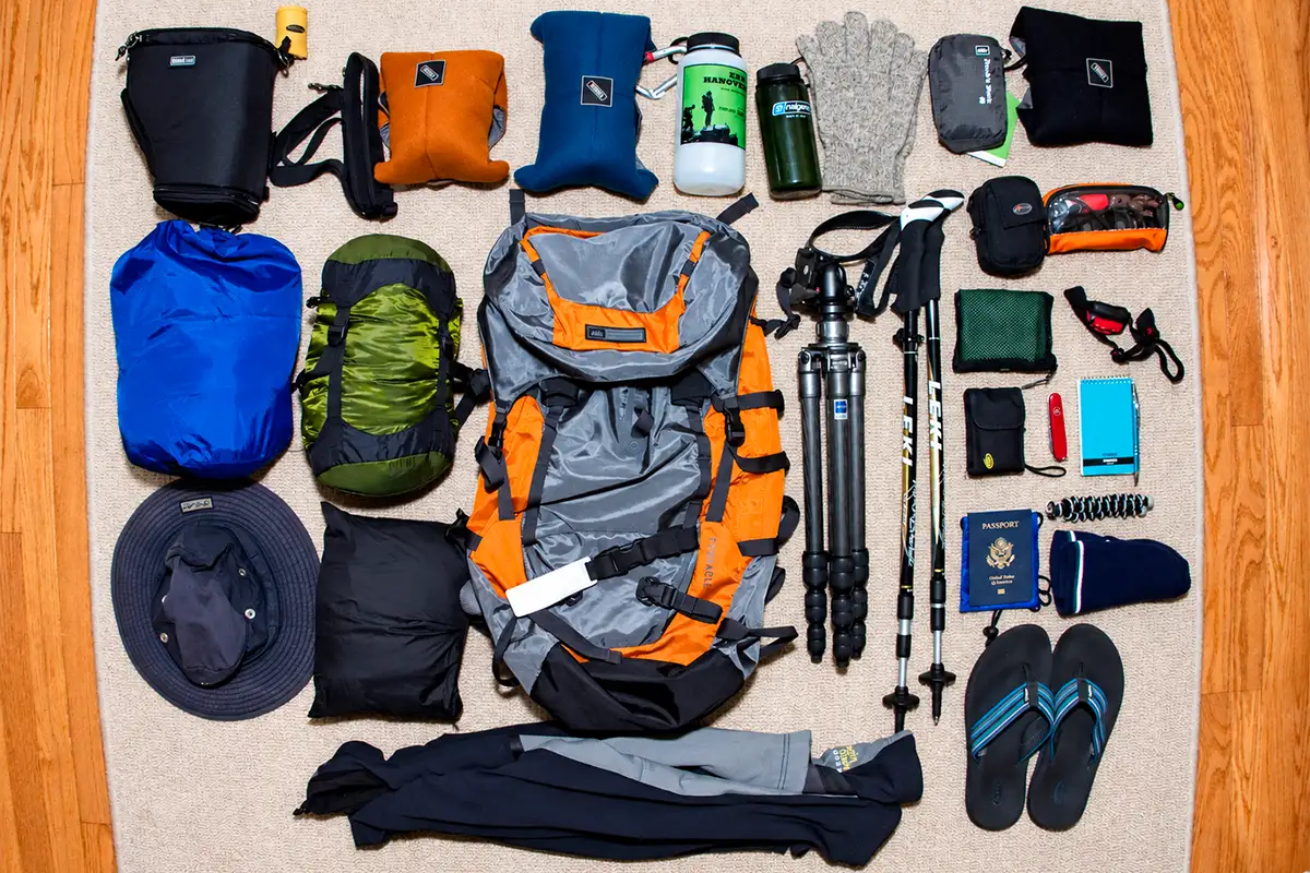 Inca Trail packing list items | TreXperience Inca Trail packing list items | TreXperience