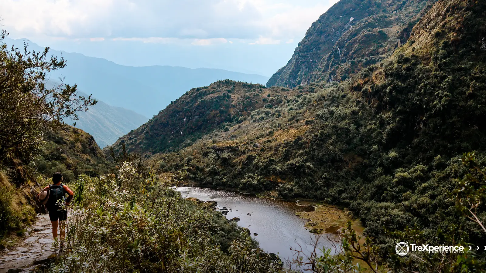 Woman hiking the Inca Trail to Machu Picchu | TreXperience