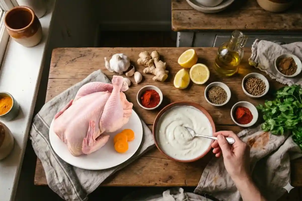 Preparation of pollo a la brasa | TreXperience