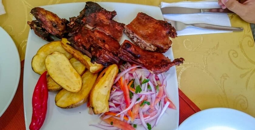 Comida peruana - Cuy al horno