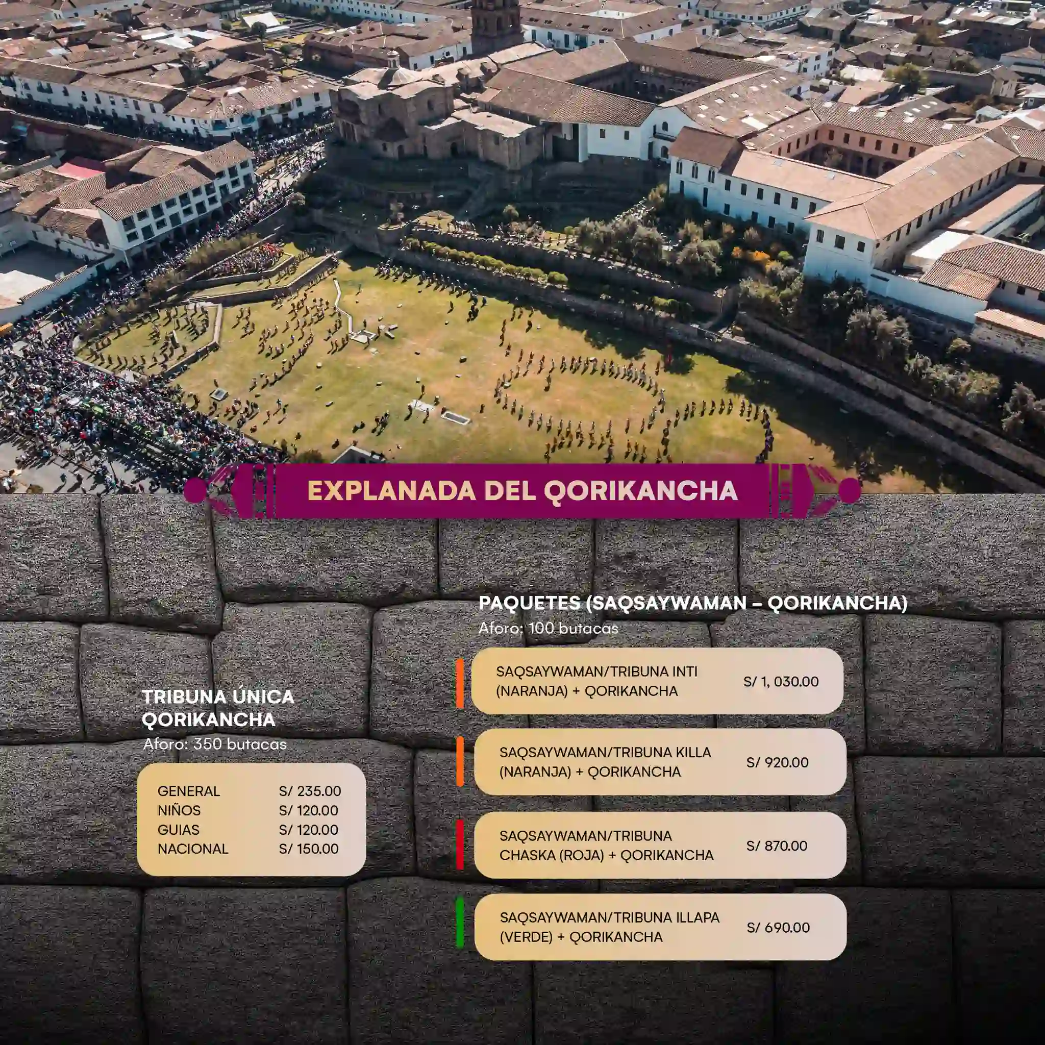 Inti Raymi 2026 Qoricancha distribution | TreXperience