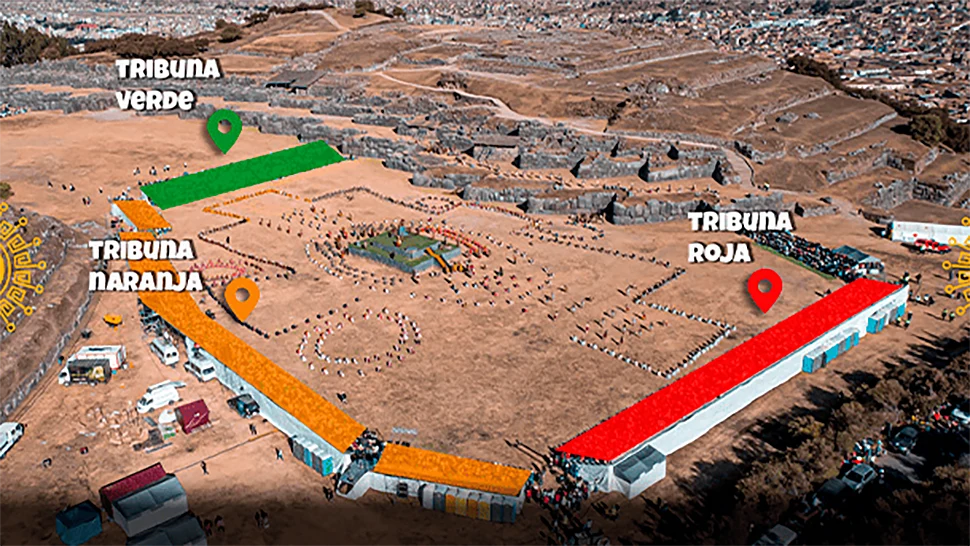 Inti Raymi seating distribution | TreXperience