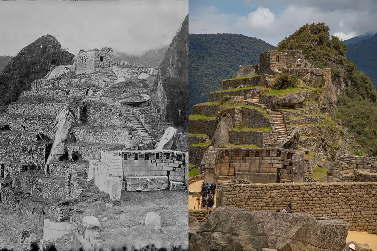 Pirámide de la Intihuatana en Machu Picchu, Hiram Bingham Pirámide de la Intihuatana en Machu Picchu, Hiram Bingham | TreXperience