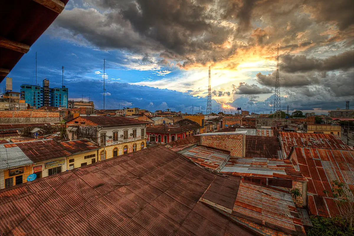 Iquitos cityi n Peru