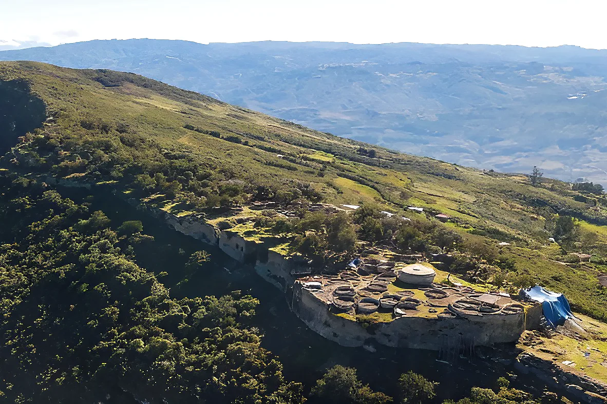 Aerial view of Kuelap Fortress - Guide if Kuekap | Trexperience