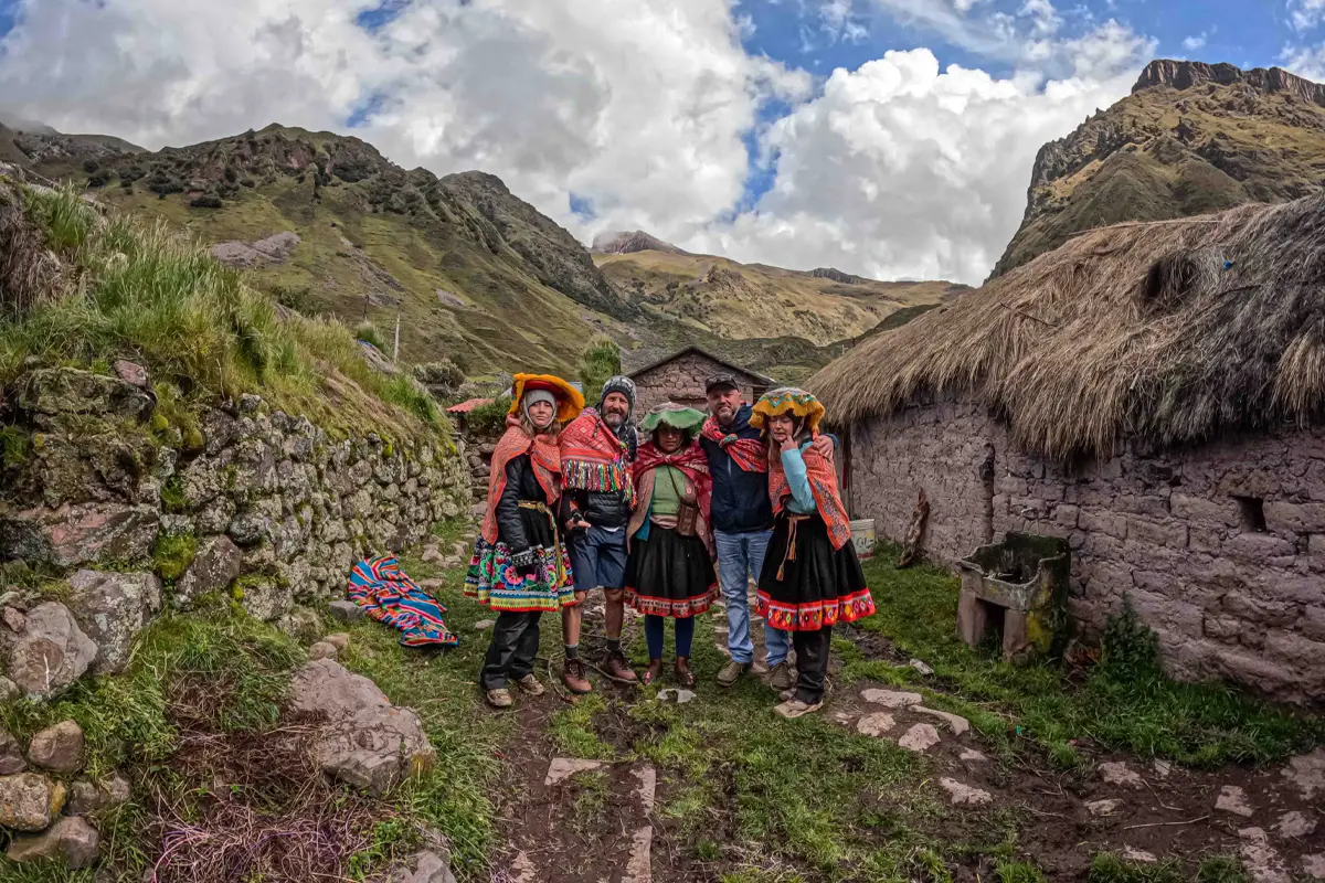 View of an Andean Community on the Lares Trek Visit to an Andean Community on the Lares Trek | TreXperience