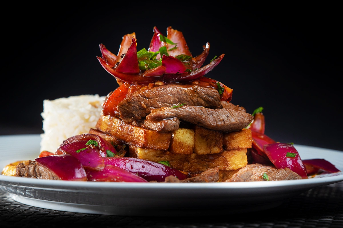 Alpaca meat Lomo Saltado