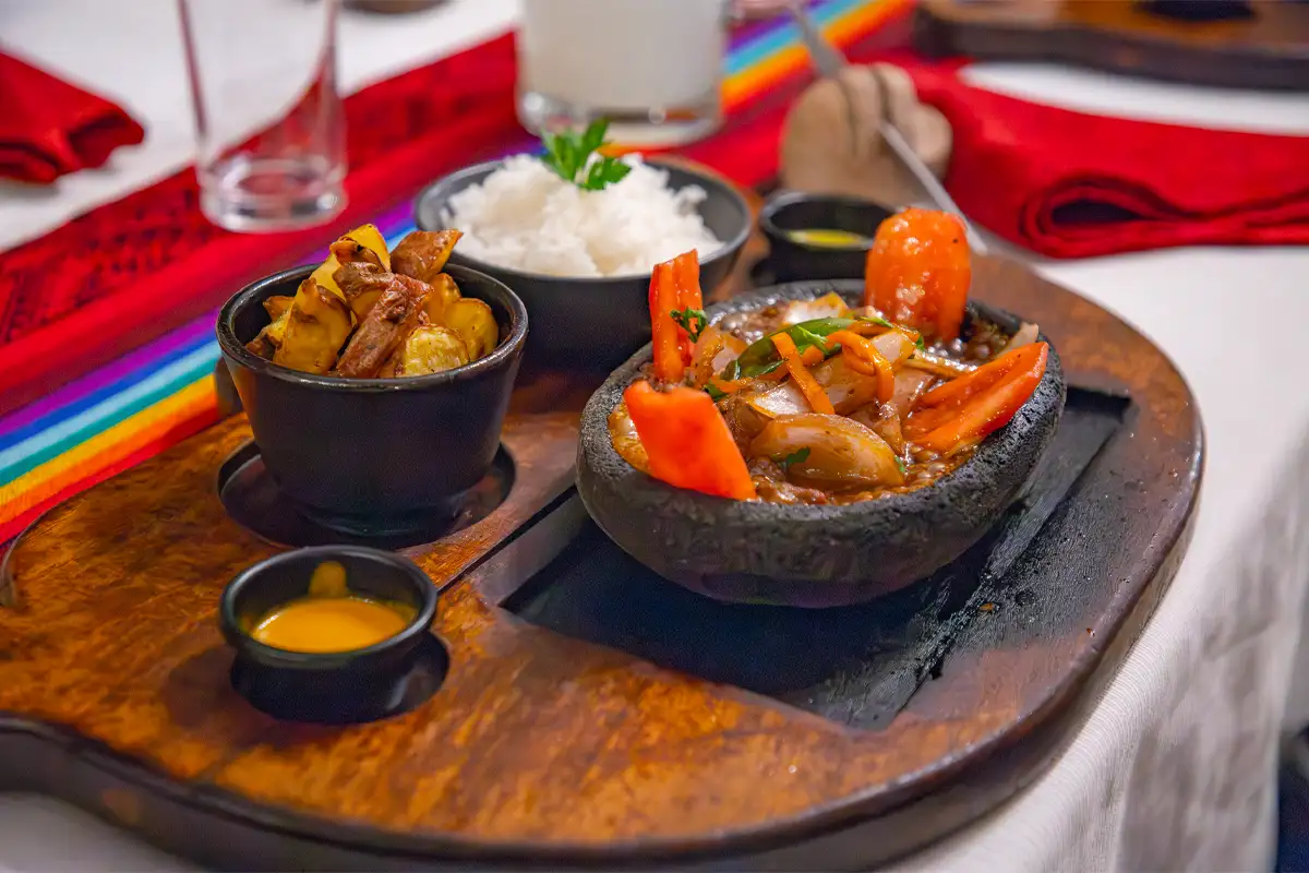 Gourmet Peruvian food Photo of gourmet Peruvian food