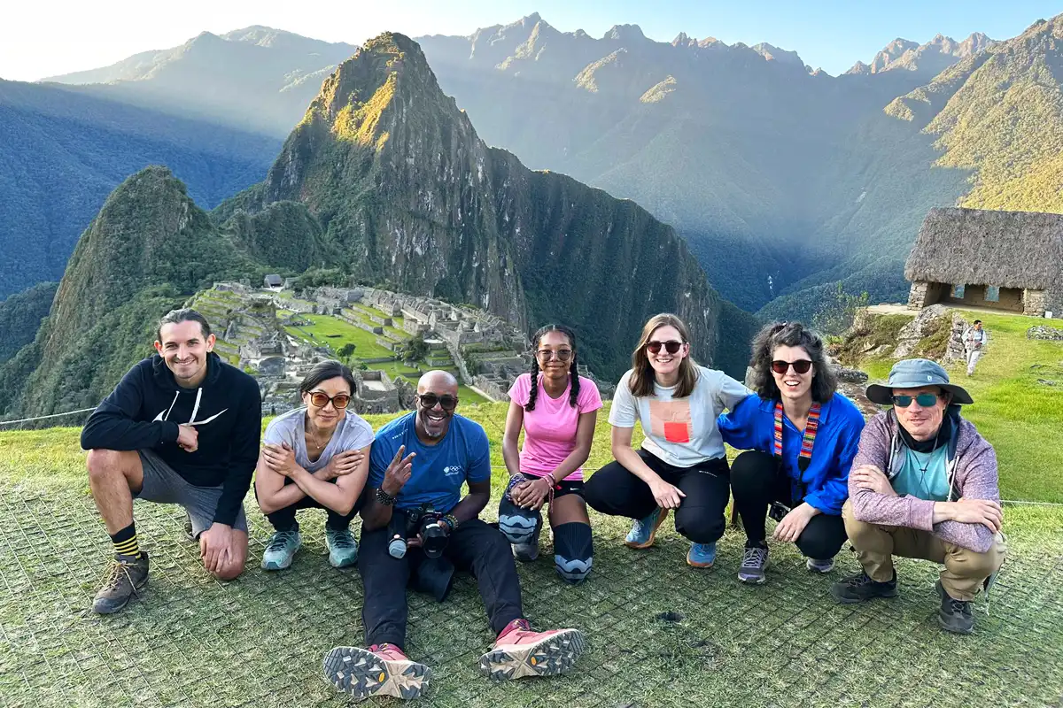 Atardecer en Machu Picchu luego del Camino Inca Corto