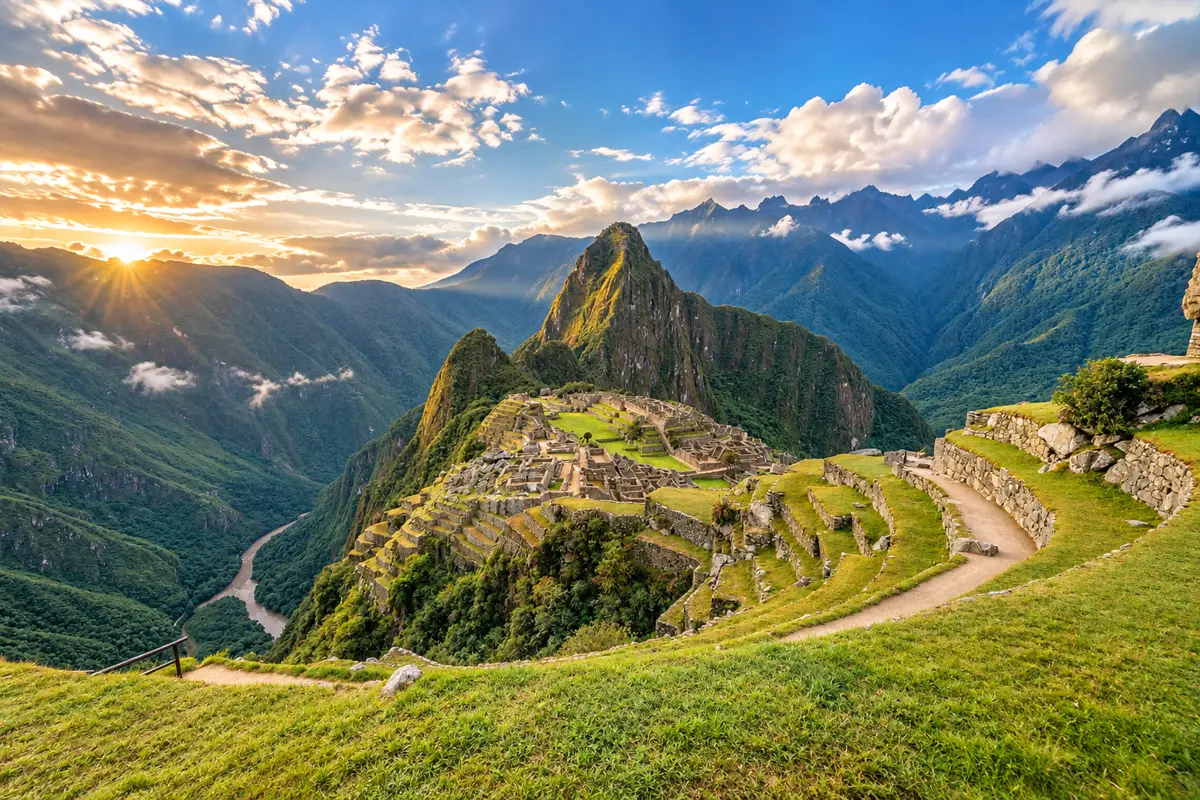 Vista de Machu Picchu en la ruta hacia el Puente Inca Vista de Machu Picchu en la ruta hacia el Puente Inca | TreXperience
