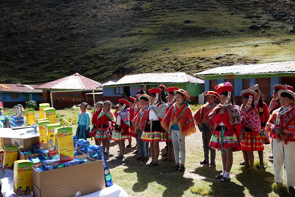 Niños de la comunidad de Qelqanqa | TreXperience