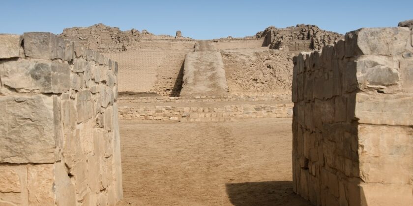 The archaeological site of Pachacamac in Peru