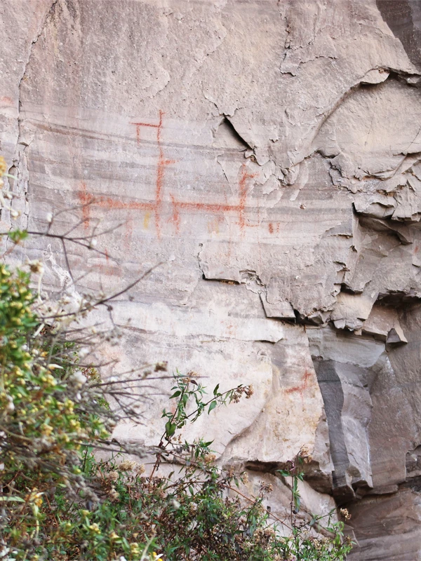 Rock Paintings on the Waqrapukara Route Rock Paintings on the Waqrapukara Route | TreXperience