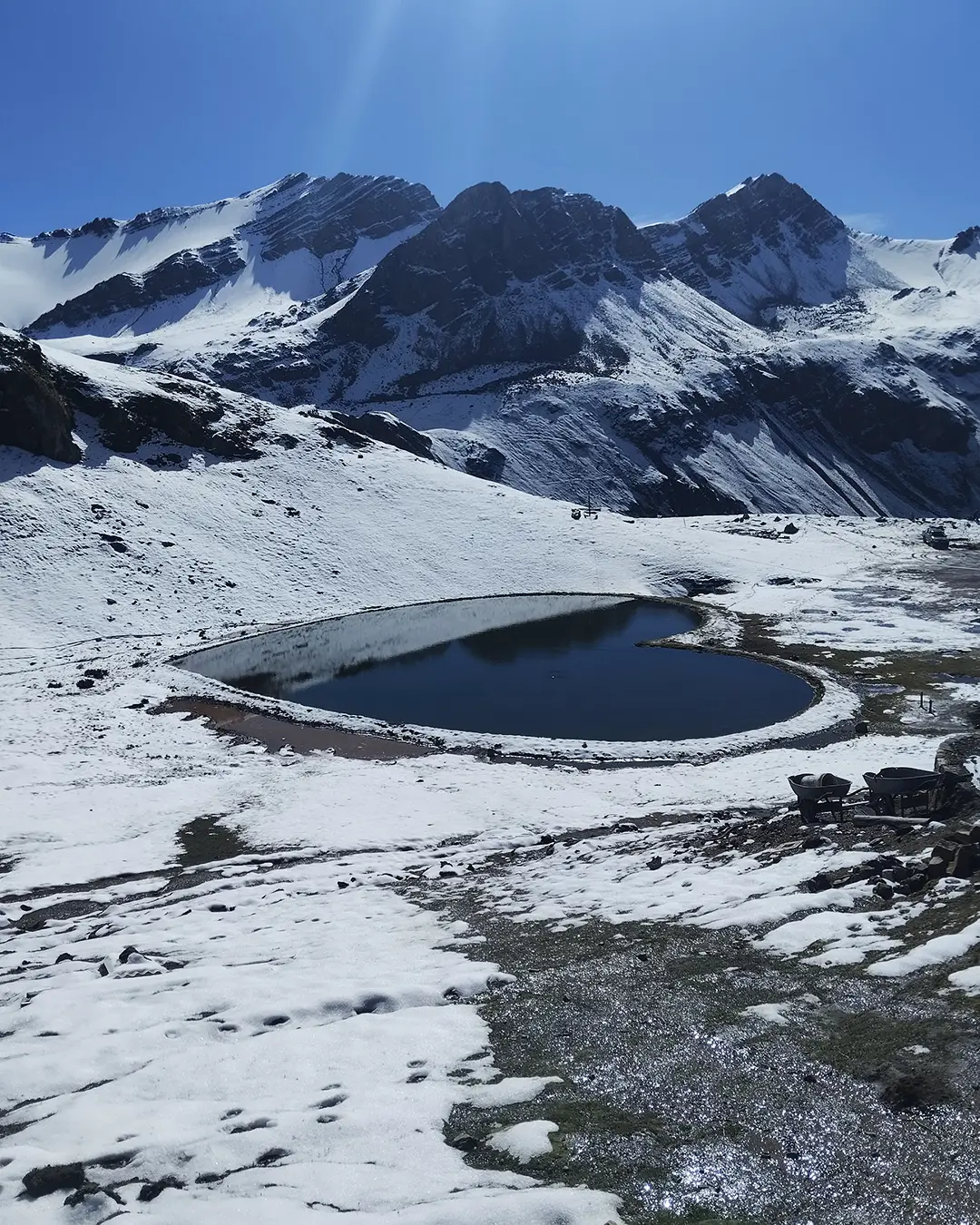 Un lago artificial en Phulawasipata | TreXperience