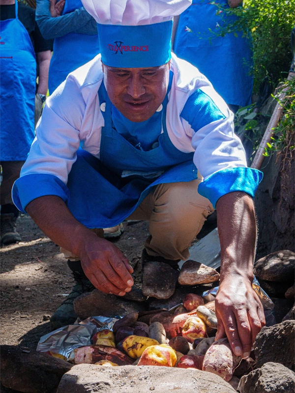 Pachamanca Cooking Class Pachamanca Cooking Class on the Salkantay Trek | TreXperience