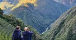 Vista de la Puerta del Sol durante el Camino Inca 2 dias a Machu Picchu