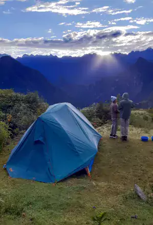 Campamento Llaqtapata - Salkantay tour a Machu Picchu