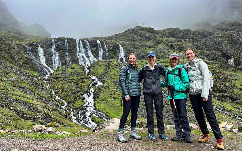 Three tourist on Lares hot spring and Machu Picchu 2 day tour | TreXperience