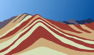 Las montañas de colores en Peru