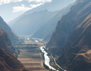 View form MIrador Taray - Sacred Valley + Machu Picchu tour