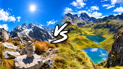 Salkantay trek vs Lares Trek Salkantay trek vs Lares Trek