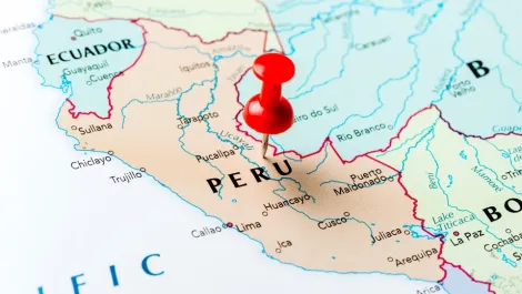 Where is Peru Picture of where is Peru situated on the map