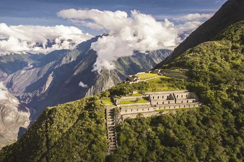 Aerial view of Choquequirao ruins | TreXperience