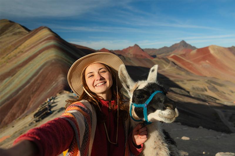 Rainbow mountain in the Peru travel packages | TreXperience