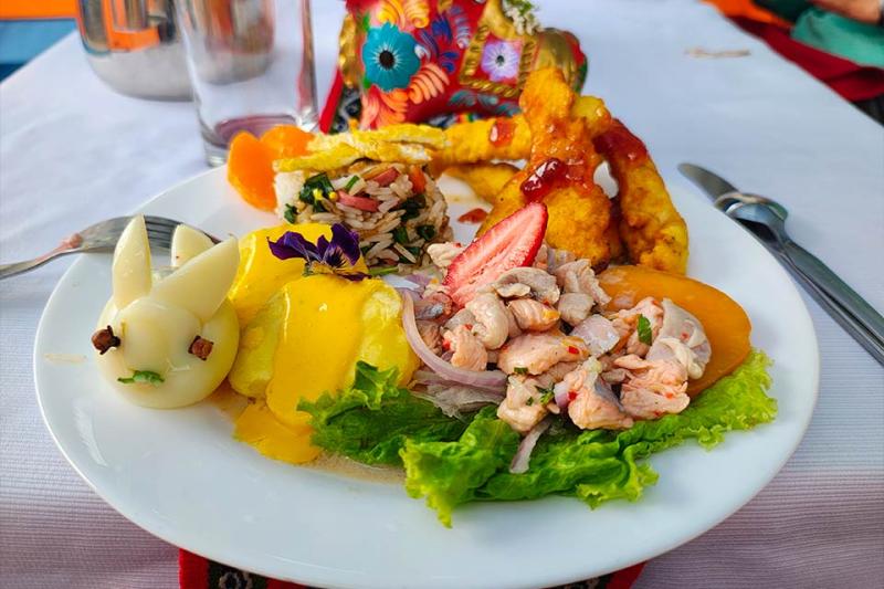 Menu a la carte in the luxury Inca Trail tours | TreXperience 