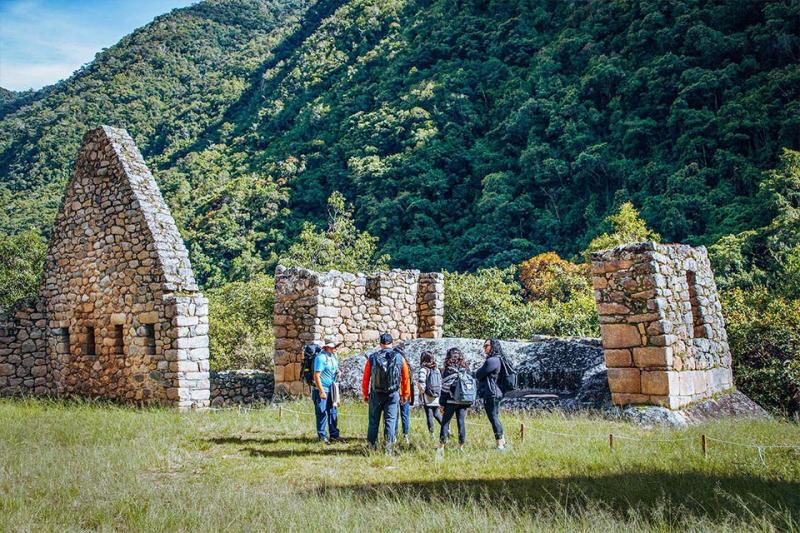 Explore ancient Inca ruins during the Short Inca Trail