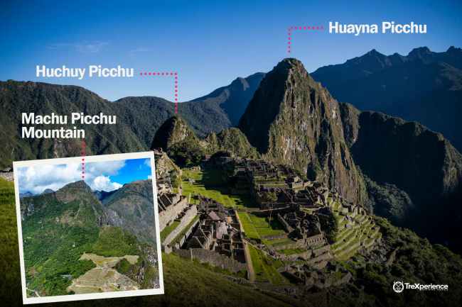 Montaña Machu Picchu, Huayna Picchu y Huchuy picchu