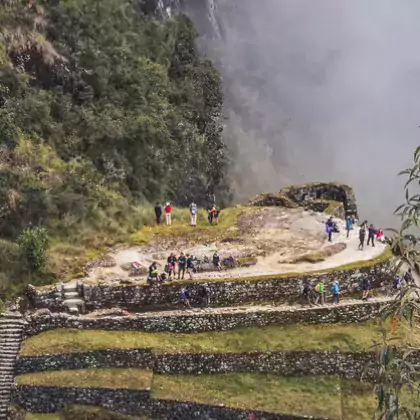 Ruinas de Phuyupatamarca en el Camino Inca Clásico a Machu Picchu 4 días