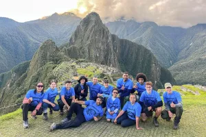 inca trail day 4 machu picchu postcard
