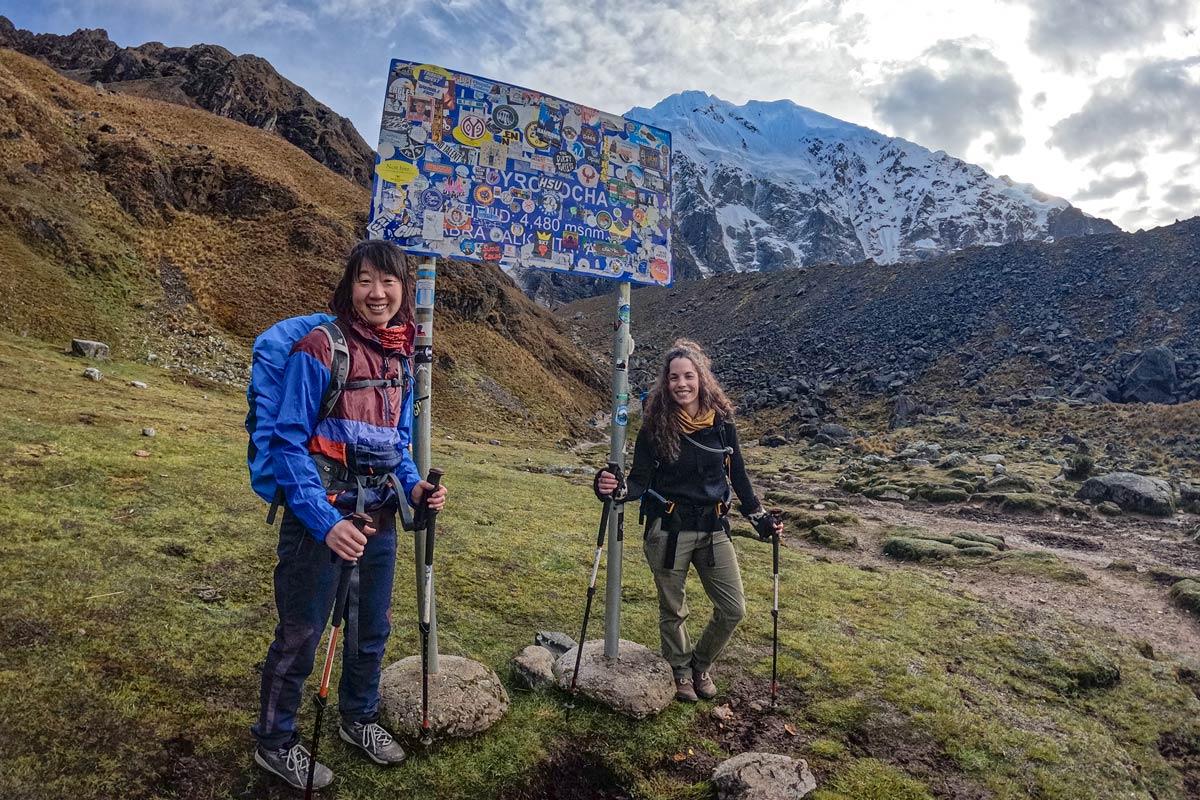 Paso Salkantay en la caminata Salkantay de lujo 4 días| TreXperience