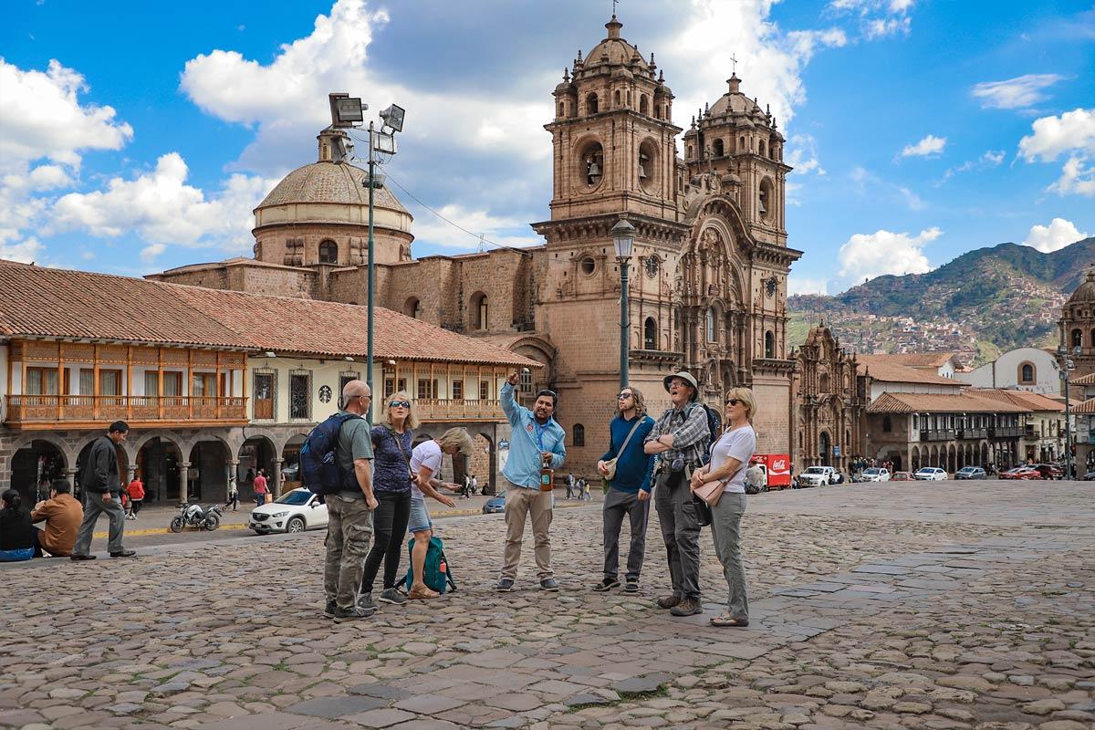 Main Square during the City Tour in Cusco | TreXperience