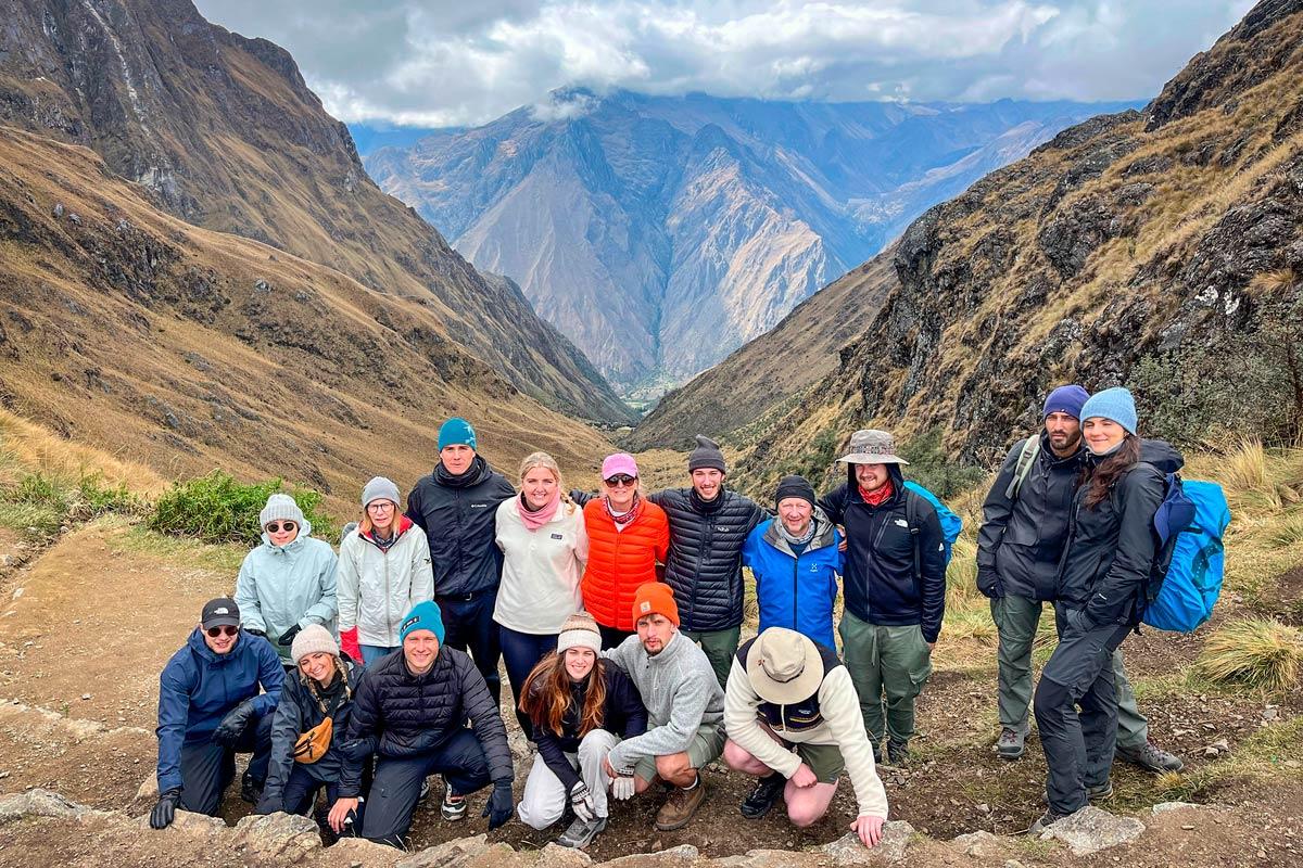 Hikers at Dead Woman’s Pass during the Inca Trail to Machu Picchu | TreXperience