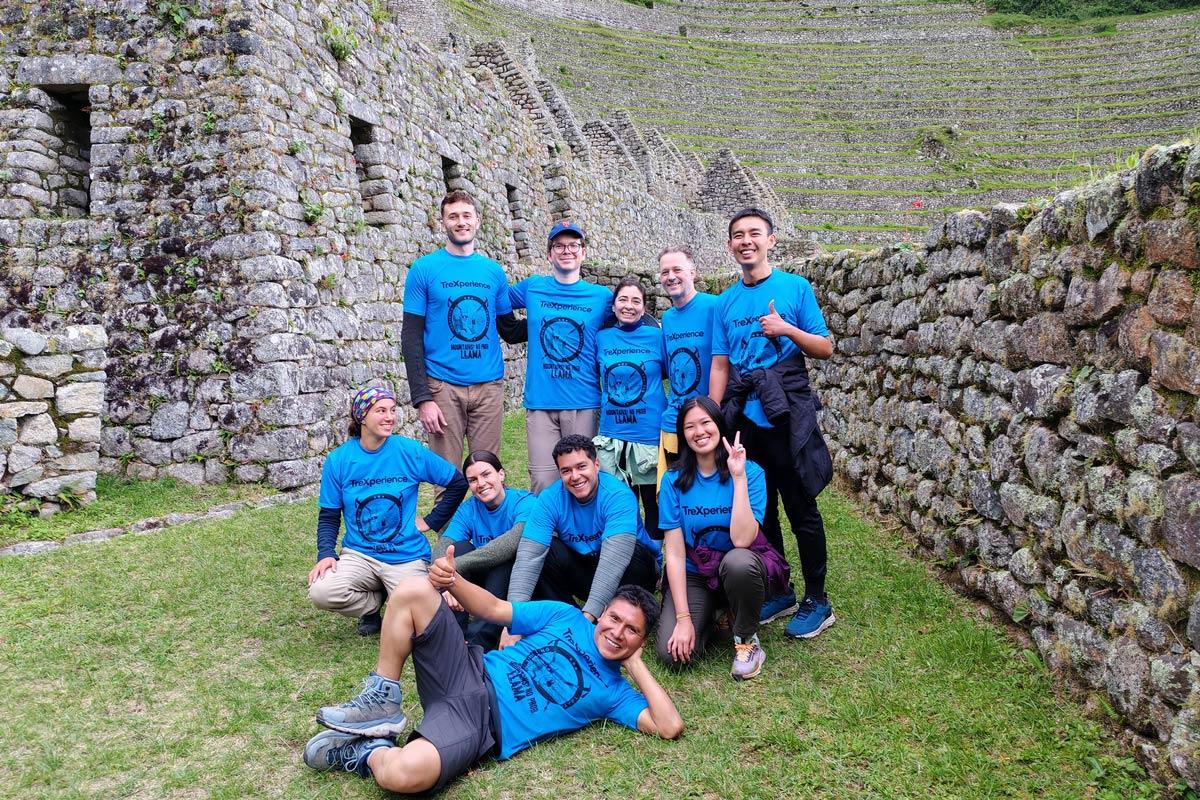 Trexperience group in Wiñay Wayna | TreXperience