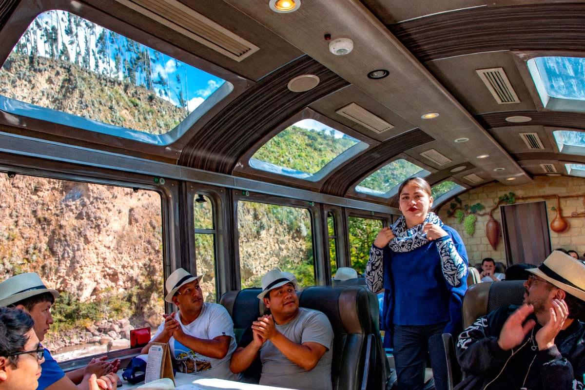 Fashion show onboard the Vistadome train to Machu Picchu | TreXperience