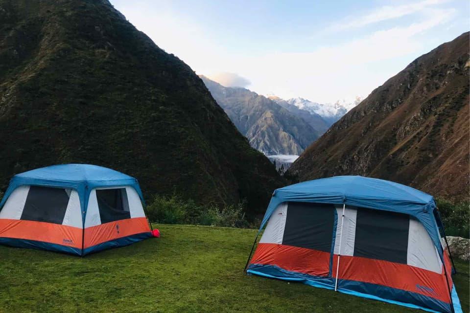 Glamping Experience during 2 day Inca Trail to machu picchu with camping