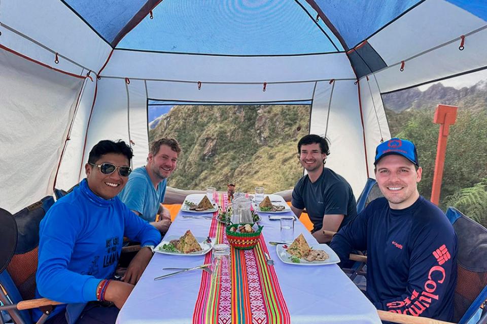 carpa comedor camino inca 5 dias | TreXperience