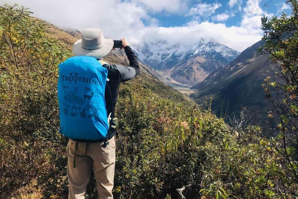 The best views during day 1 Salkantay Trek to Machu Picchu