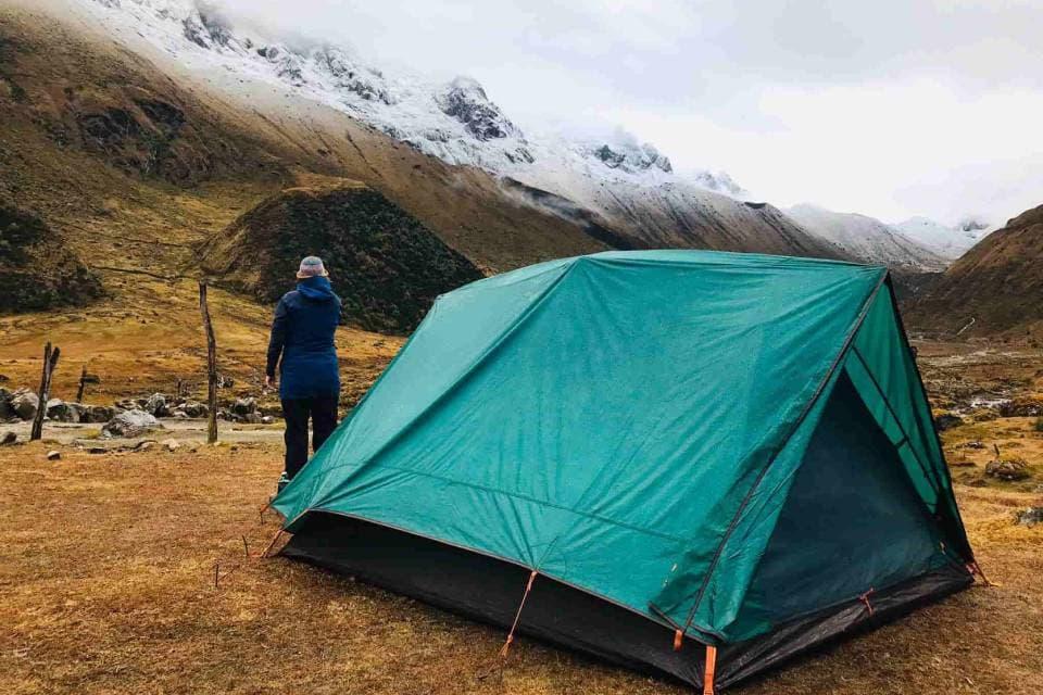 First Campsite view - Salkantay Inca Trail