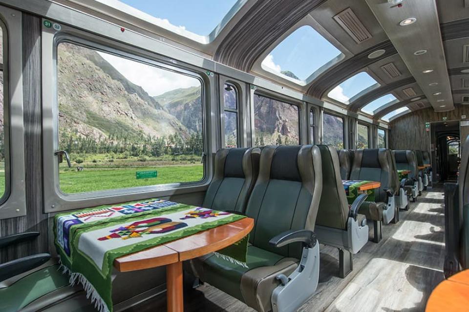 Vistadome panoramic train - Salkantay Inca Trail