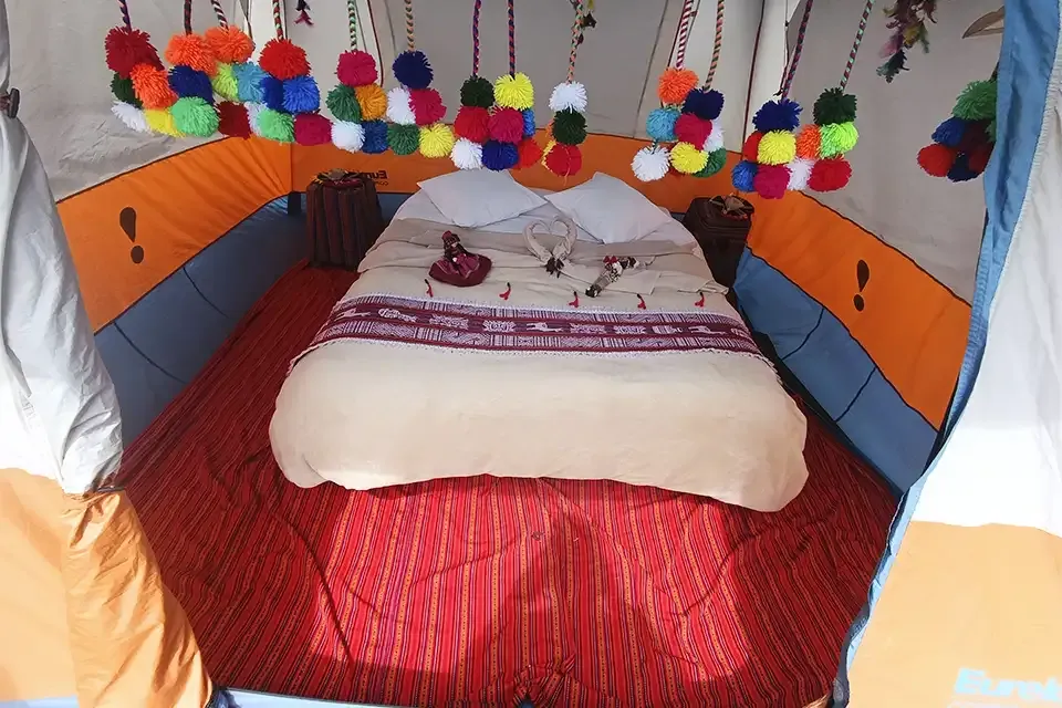 Inside a luxury glamp tent | TreXperience